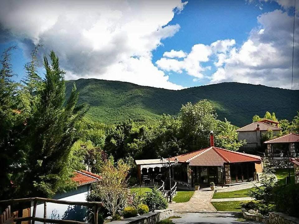 Tzivaeri Hotel Likodhromion Bagian luar foto